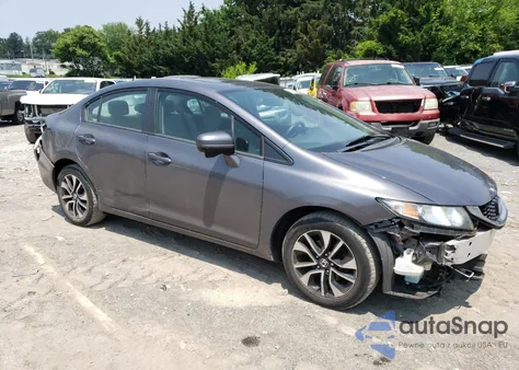 2015 Honda Civic Ex из США, поврежденный, VIN 19XFB2F85FE246698